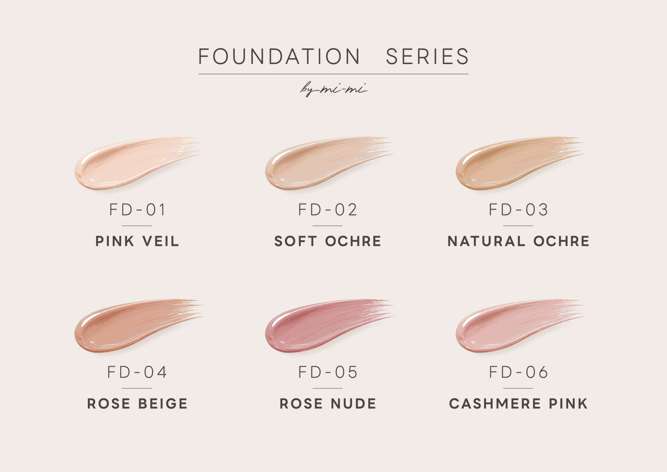 Foundation Series by mi-mi カラースウォッチ全6色